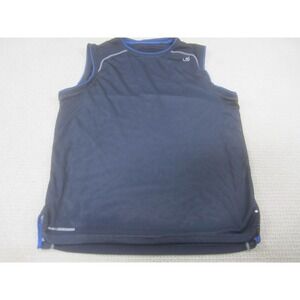 AND1 Shirt Mens XL Navy Blue Sleeveless Athletic Basketball Tank Top Performance